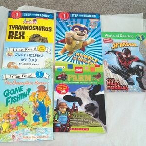 Children's Reading Book Set - Assorted Colors